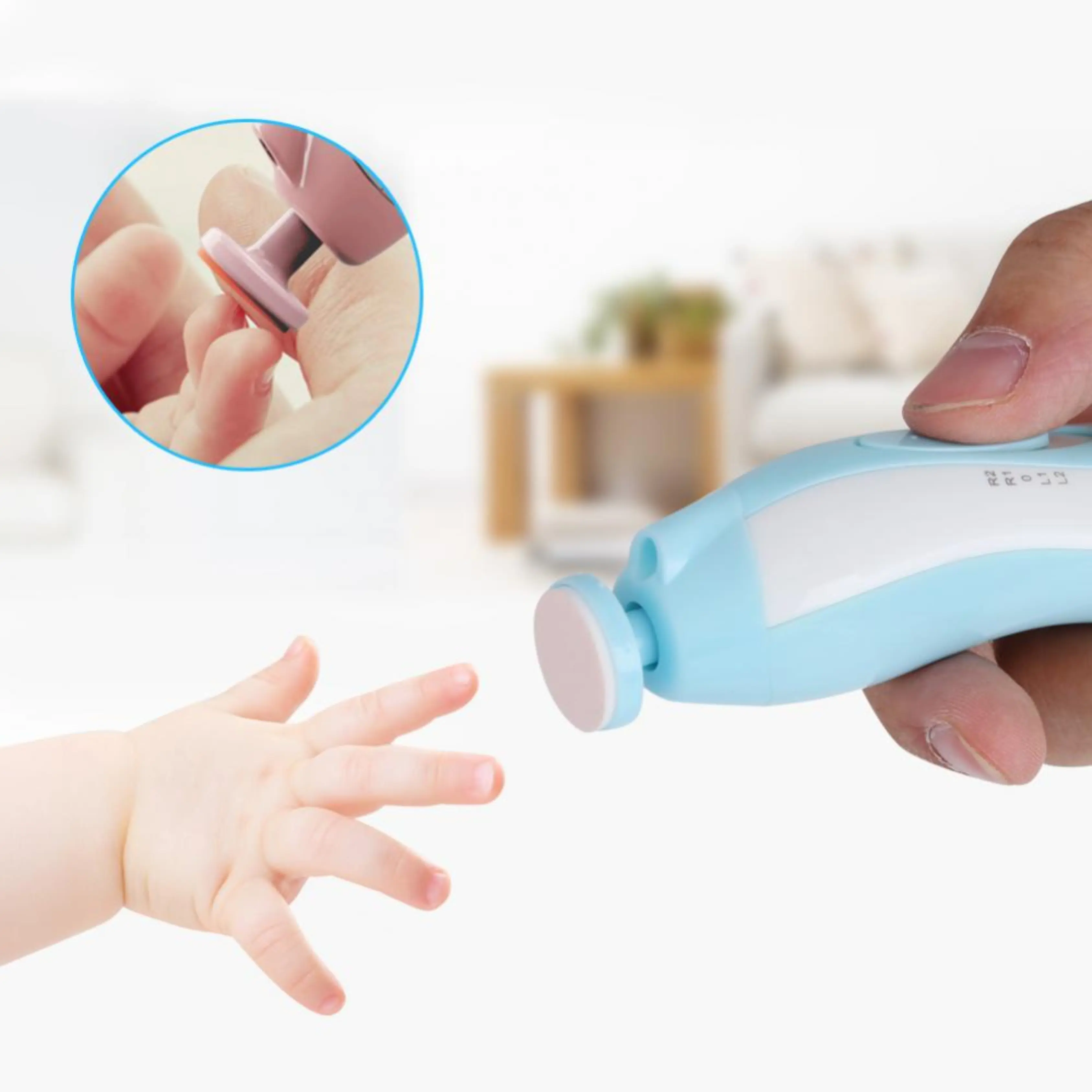 BISA COD Gunting Kuku Bayi Elektrik Nail