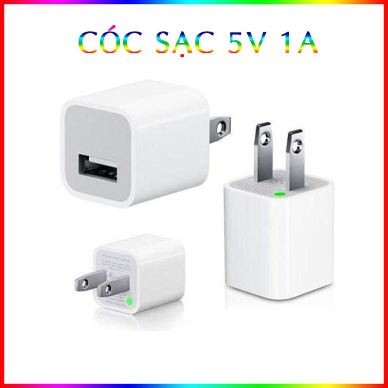 Cóc Sạc 5V 1A Cho Máy Nghe Nhạc, Loa Di Động,...