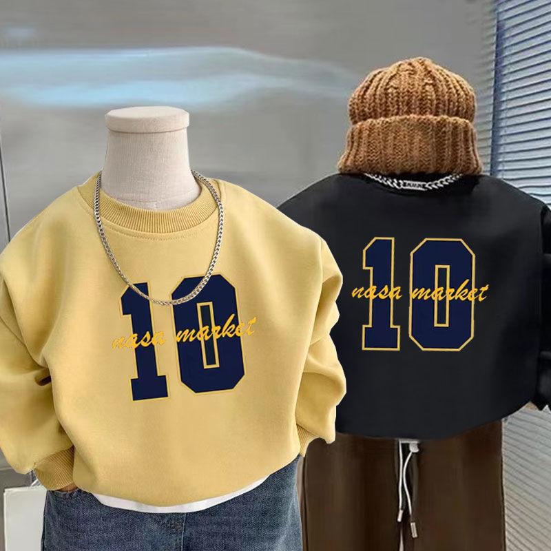 Product Introduction of Áo Hoodie Cho Bé Trai, Phong Cách Phương Tây, Màu Sắc Tươi Sáng, Hàng Mới Về 2023, Phong Cách Hàn Quốc Cho Trẻ Em, Quần Áo Kỹ Thuật Số Tiếng Anh, Dài Tay, Áo Hợp Xu hướng Cho Trẻ Em 21