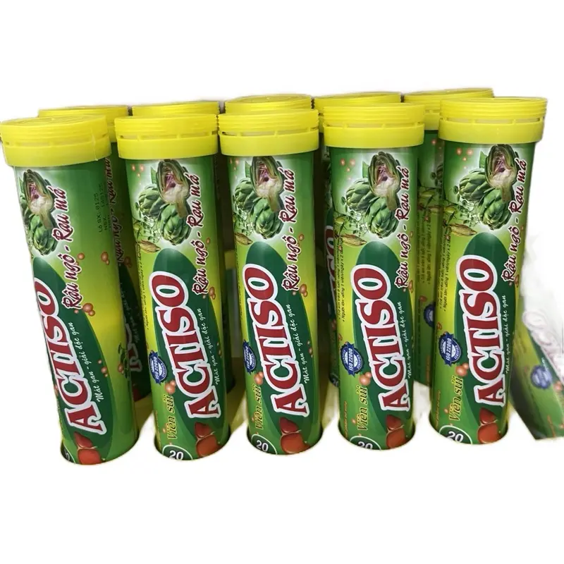 Combo 5 typ c sủi atiso đại y mát gan thanh nhiệt, c sủi atiso rau má