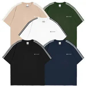 Otsky Kaos Pria Two Strip Cotton Combed 24s Pendek