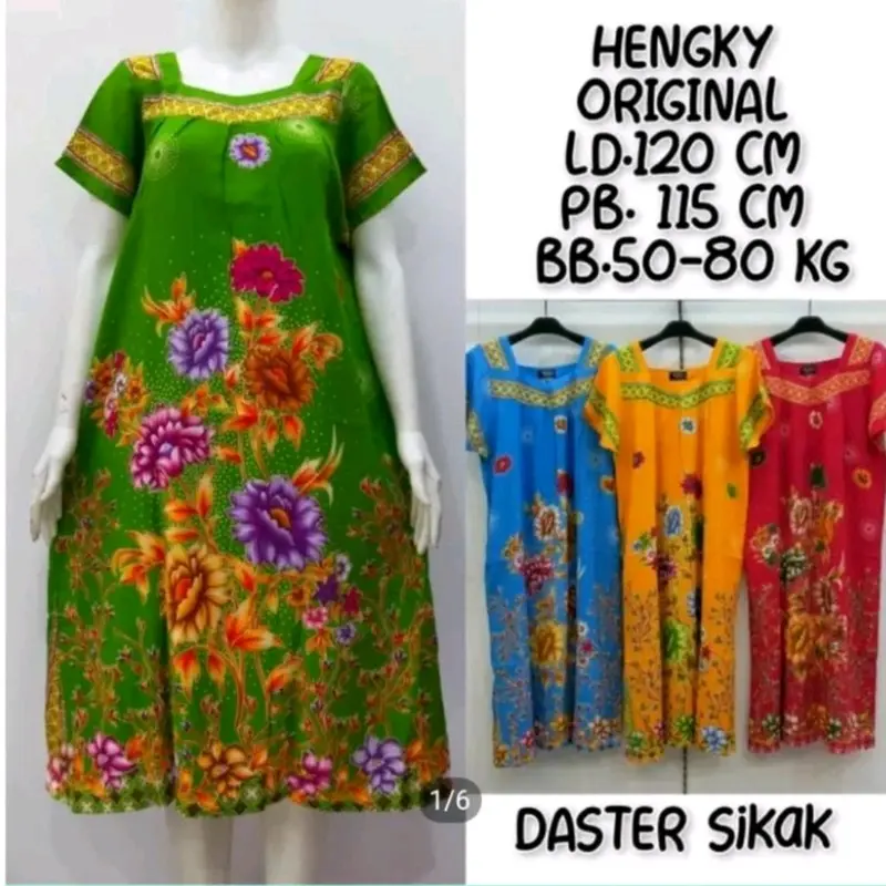 DASTER HENGKY MODEL SIKAK MOTIF BUNGA ABSTRAK#LD 120 0