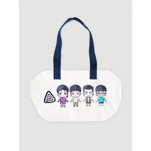 AAA Clan - Totebag Basic Broken White Navy