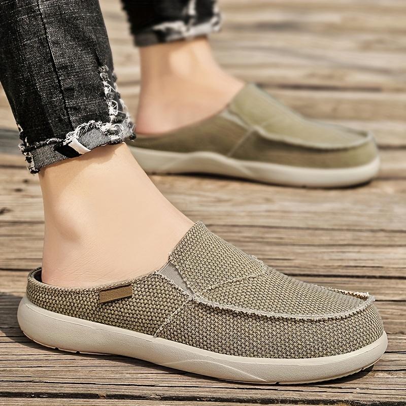 Ladies Casual Fashion Oversized Mule Slipper Shoes - Lightweight, Flat Soles, Upper, EVA Outsole & Insole, Plain Pattern, Suitable for All Seasons 1