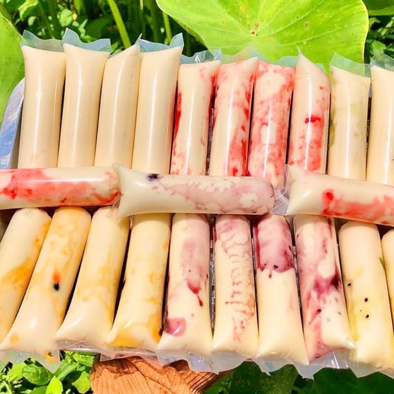 1kg túi 4x16cm làm sữa chua ,túi đều ko bị bục đáy 3