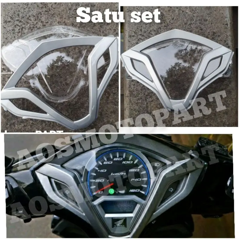 kaca mika speedometer vario 125 fi lama Vario 125 old cover list cover meter speedometer Vario 125 fi lama KZR kualitas bagus 0
