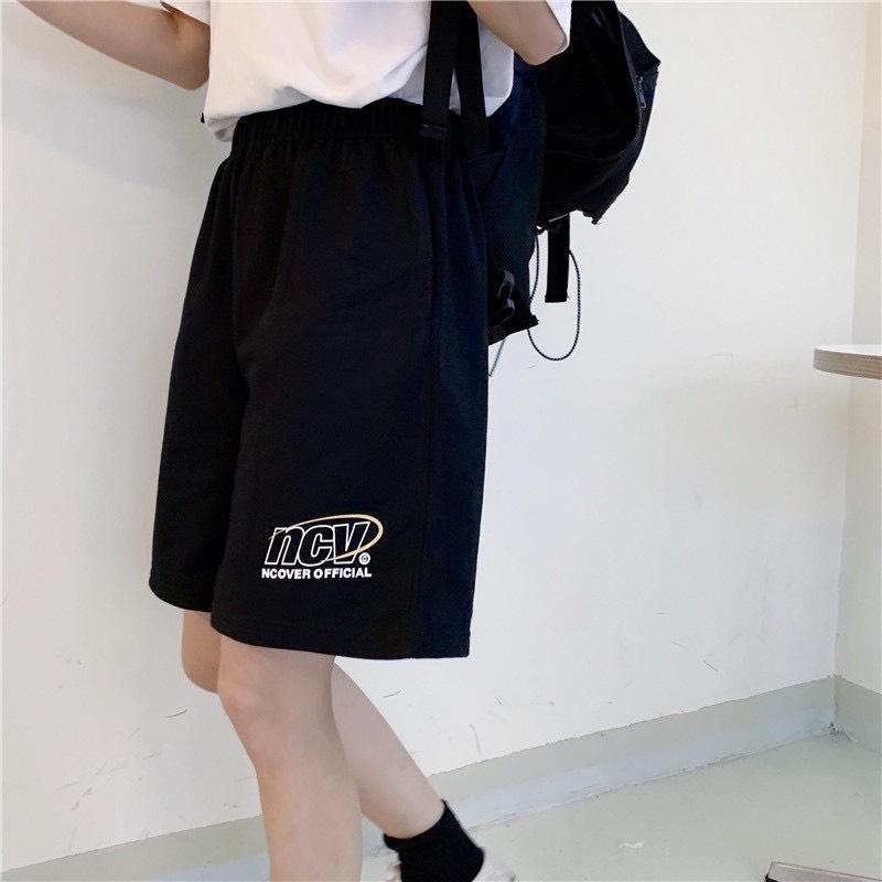 Quần short thun nam nữ Nekosg, Quần Đùi Unisex ST09 Cotton Women Dài Qua Gối