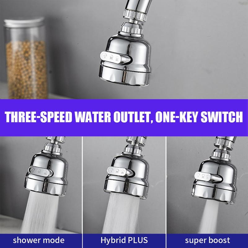 Kitchen Sink Flexible Faucet Tap Extender Adaptor Extension Adapter Head Extendable Nozzle Water Saving Spray Aerator 2