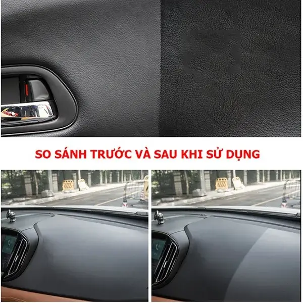 Chai dưỡng bóng Telox Wax dưỡng nhựa nhám, dưỡng taplo, nội thất ô tô 3
