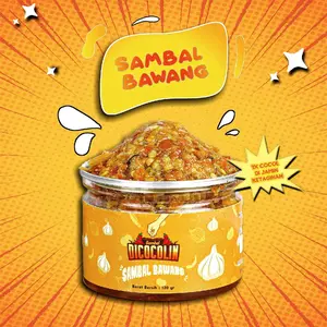 Sambal Bawang by dicocolin  Botol Chili Masakan Garlic pilihan yang lebih sehat indonesia halal SPP-IRT