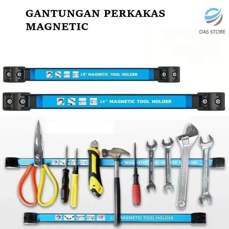 Gantungan Perkakas Magnetic Tool Holder Rak Gantung Magnet Organizer Alat Tukang Rumah Bengkel
