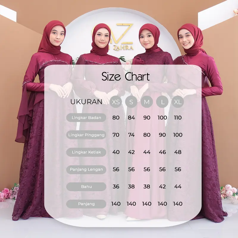 Alfi Zahra Hijab-Peony Brokat Dress 5