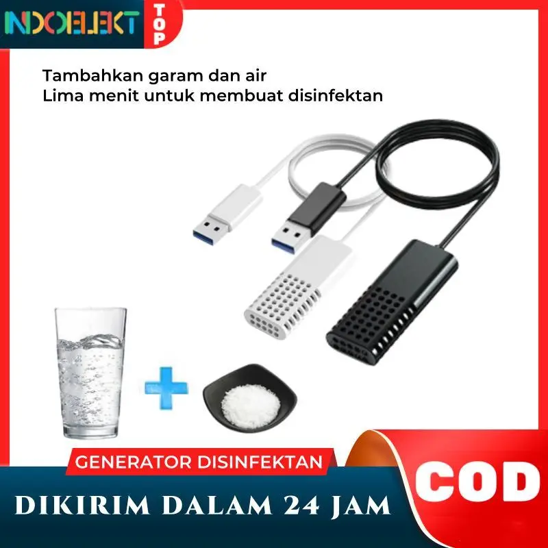 Alat Disinfectan USB/ Generator Disinfektan Home made/Alat Pembuat Cairan Disinfektan Alat kesehatan