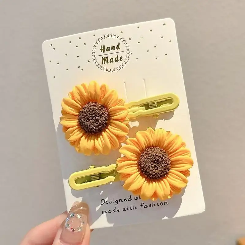 Kẹp Tóc Hoa Hướng Dương, Phong Cách Hoạt Hình Ngọt Ngào Và Dễ Thương, Kẹp Tóc Hoa, Hàng Mới Về, Thích Hợp Cho Bé Gái, Tóc Con, Viền Bên Bờ Biển, cài tóc, 30 Ngày Bán Chạy Với 3607 Miếng, [Thanh Toán Khi Nhận Hàng]