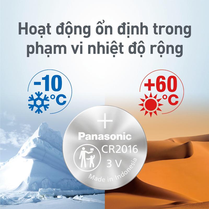 Product Introduction of Vỉ Pin nút Panasonic 3V CR-2016/5BN (1 viên/5 viên) - Hàng chính hãng 11