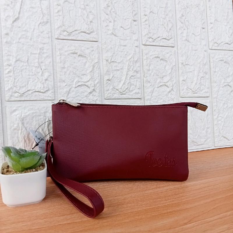 TERLARIS!!Pouch Livia by Toetas Cluth Dua Ruang Dompet hp Dompet murah Polos 6