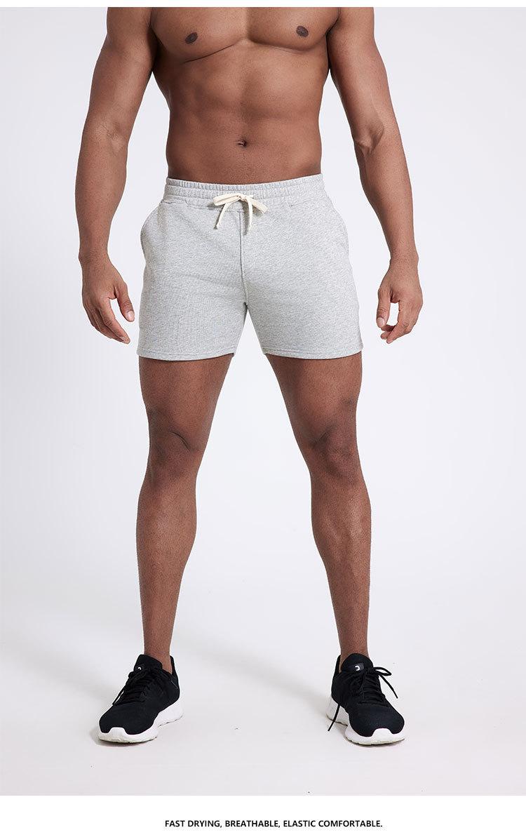 Product Introduction of Fitness shorts American men's casual stretch three quarter pants 6