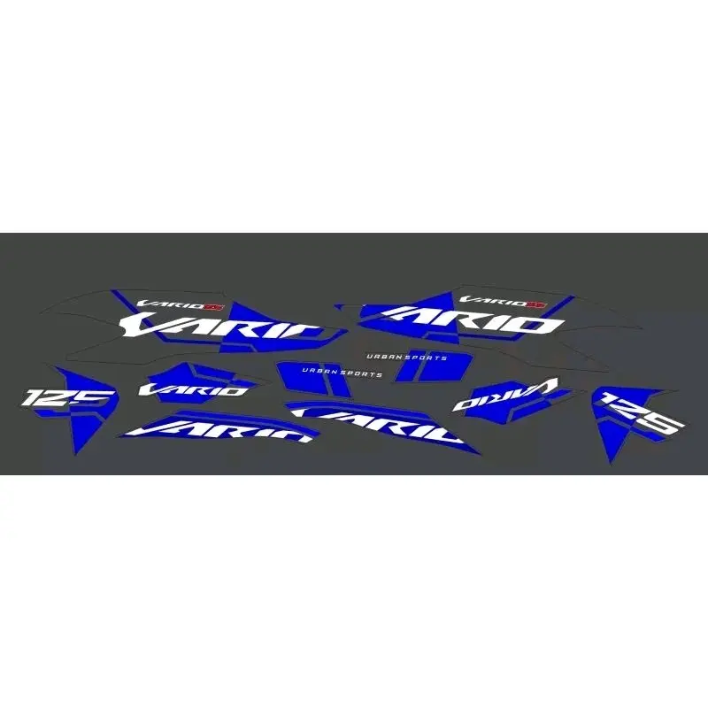 COD STICKER STRIPING TRANSPARAN HONDA VARIO 125CC DAN 150CC TAHUN 2018 SAMPAI 2021 MOTIF MALAYSIA BAHAN MAXDECAL VIRAL Motorcycle 3