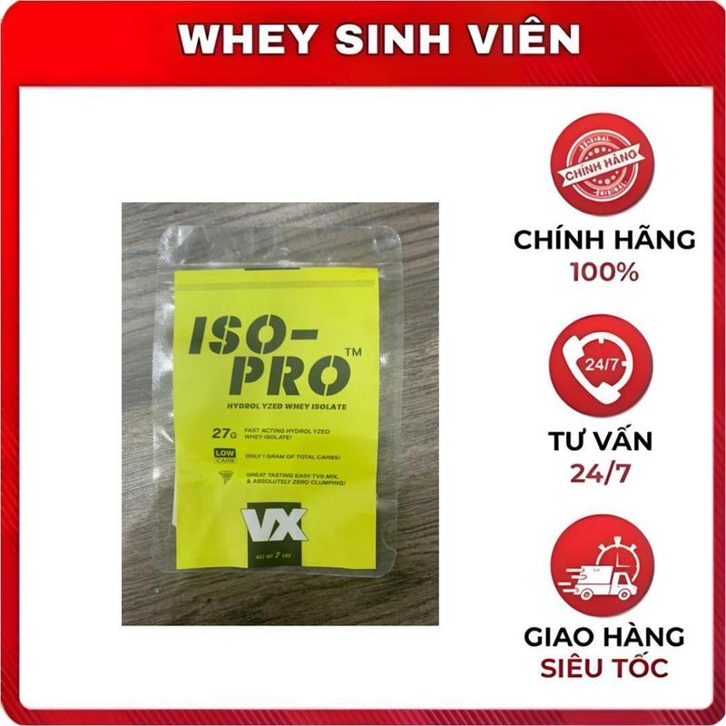  Gói Dùng Thử 1 Lần Sample Bột protein VitaXtrong ISO PRO - Hydrolyzed Whey Isolate nhập khẩu Mỹ tại Whey Sinh Viên 