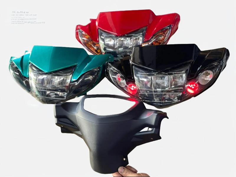 PHỤ KIỆN XE MÁY_ Đầu đèn 2 tầng lắp Sirius 50-110cc + TẶNG DEMI + TẶNG CHÂN H4 2 tầng demi lưới sirius