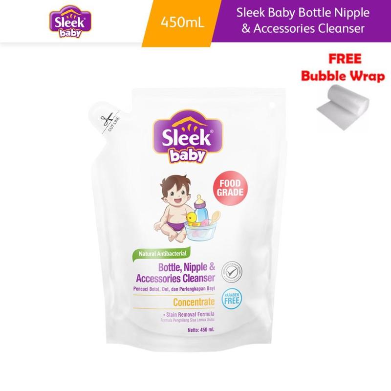 Sleek Bottle Nipple And Acc Cleanser Refill - 450ml 0