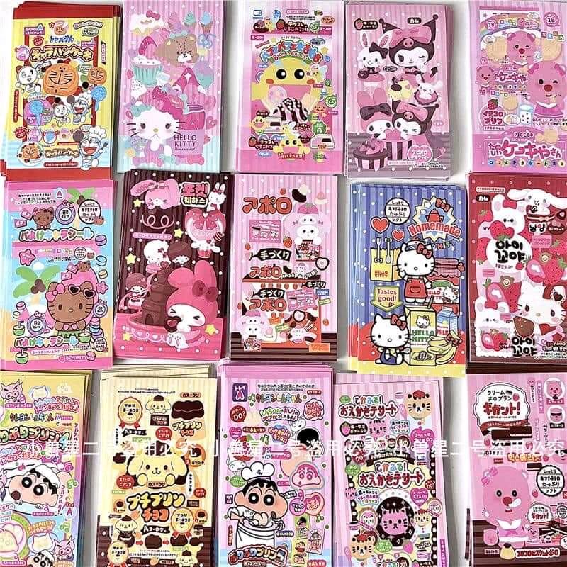 25 Tấm Sticker Niêm Phong Thập Cẩm ( Mix Khoảng 20-25 Hình )