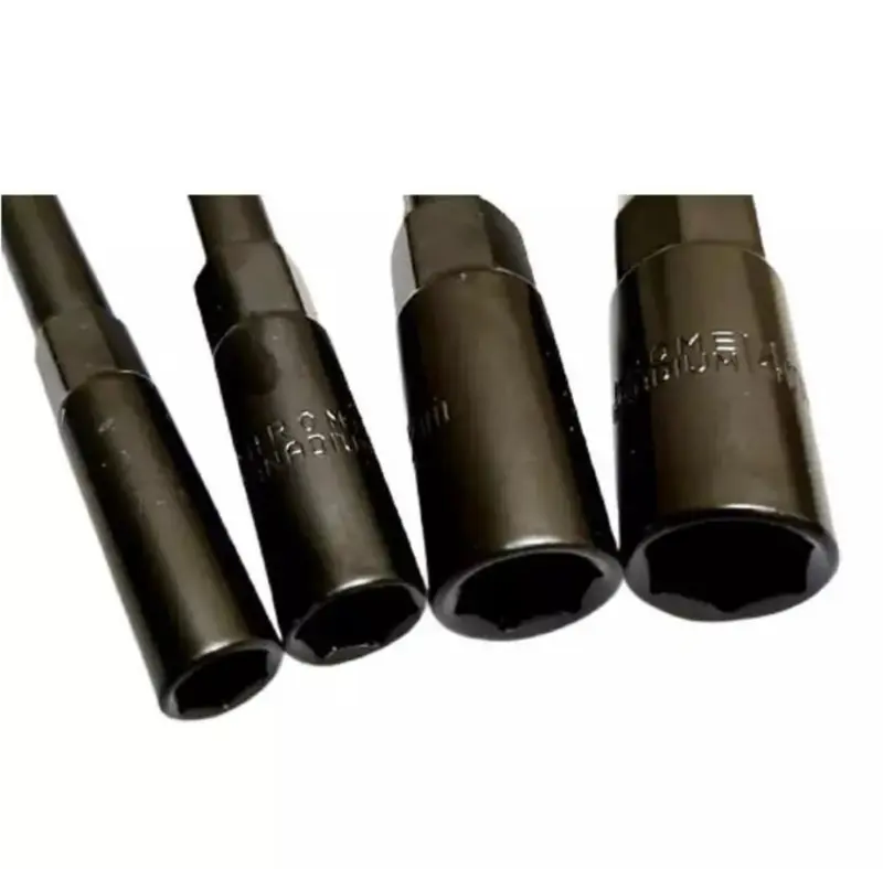 Kunci Sock T TEKIRO Set 4pcs 8 10 12 14 mm Hitam - T Type Box Spanner Black - Kunci Sok Socket Shock 1