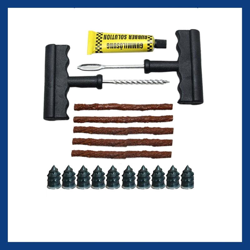 [Siêu Sale] Bộ Vá vỏ xe không ruột - Vá lốp không xăm - Bộ Vá vít 10 vít - Bộ vá lụi 5 mũi