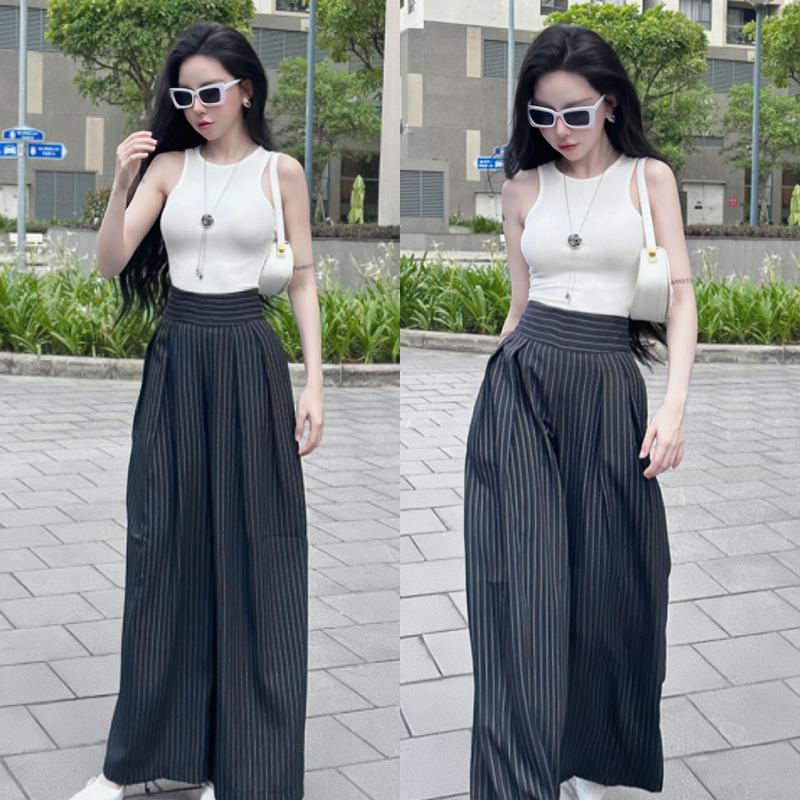 S29 - Set 2 Món Áo Ba Lỗ + Quần Suông Ống To  Nữ