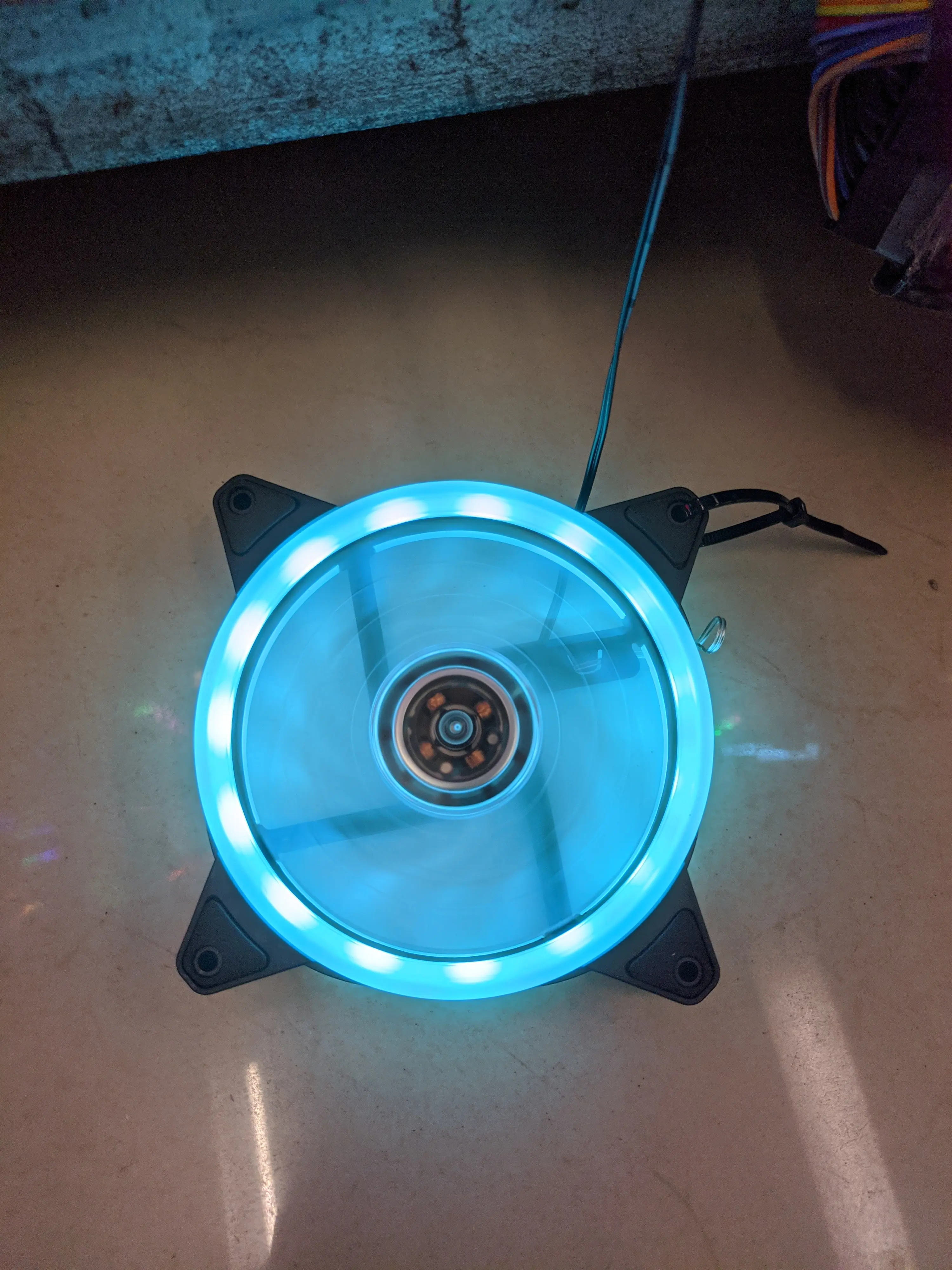 FAN CASING ICE BLUE FAN 12CM FAN FULL COLOR BIRU MUDA