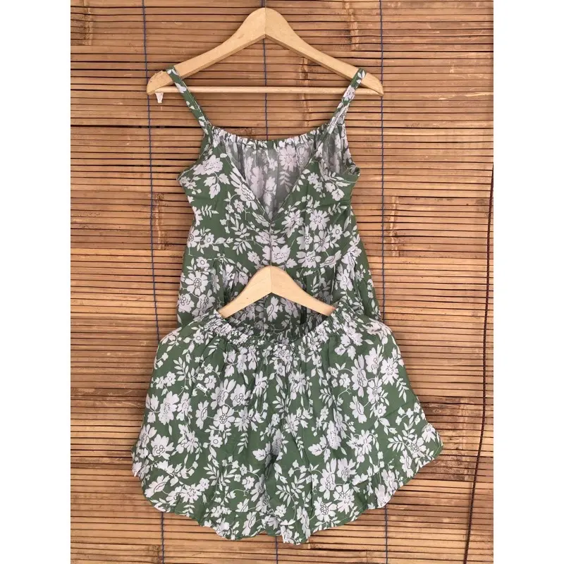 SET TANKTOP PENDEK JUMBO MUAT 30-100KG Rayon adem 5