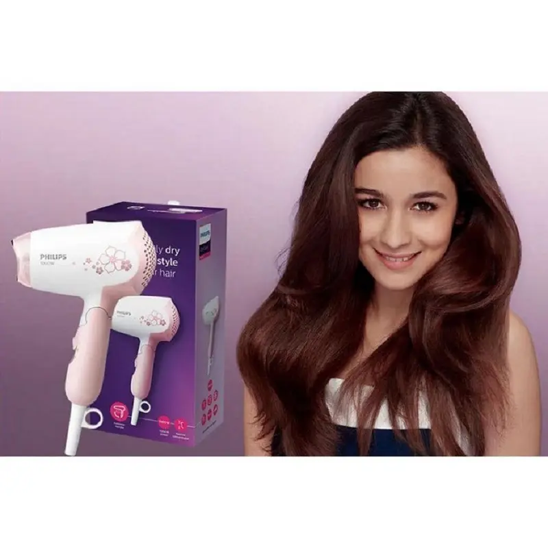 Máy Sấy Tóc Philips HP8108, Công Suất 1000W, Trắng Cánh Sen 7