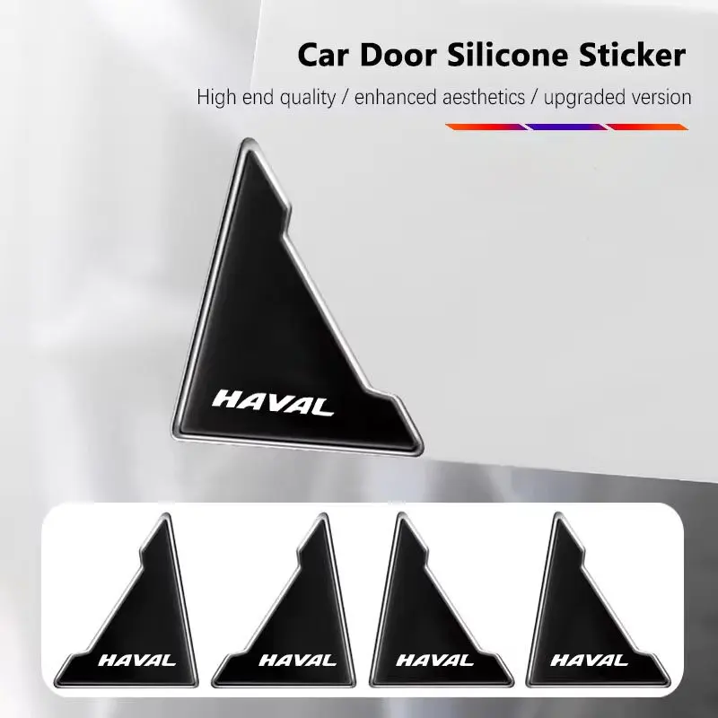 Haval 2/4Pcs PVC Car Logo Door Corner Sticker Anti-Scratch protector For Haval H6 Jolion H2 H2s H1 H5 M4 H9 2023 2024 2025