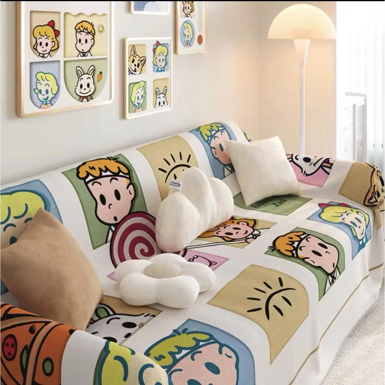 Selimut Penutup Sofa Cover GEMES Perabot Anti-Selip Sarung Kain Untuk Sofa Couch Blanket 130x180cm 180x260cm 180x340cm