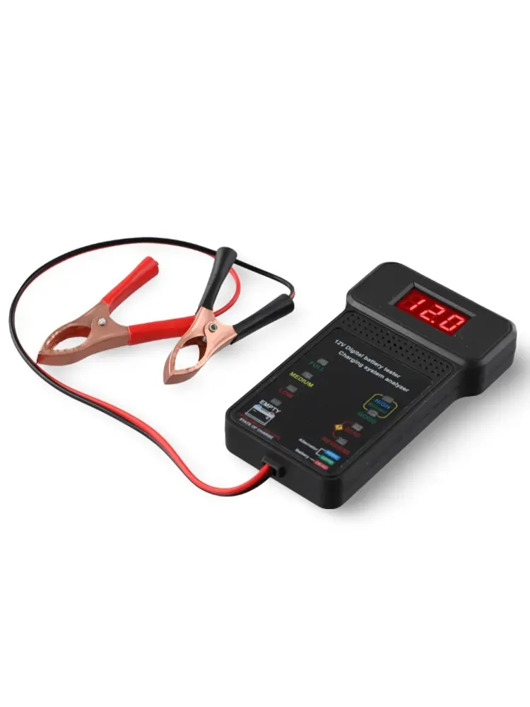 12V Battery Tester 100-2000CCA Car Electric Quantity Detector Diagnostic Tool