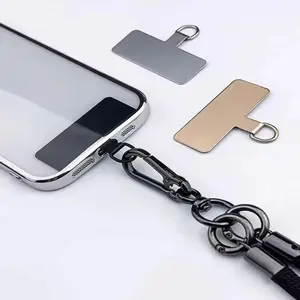 Universal Klip Ponsel Tebal 0.3mm Stainless Gantungan Case Klip Metal Ultra-tipis Premium Konektor HP Bahan Baja Tahan Karat Macaron Tali Lanyard Clip Handphone Portable Tali Kartu Ponsel Antihilang Anti Sobek