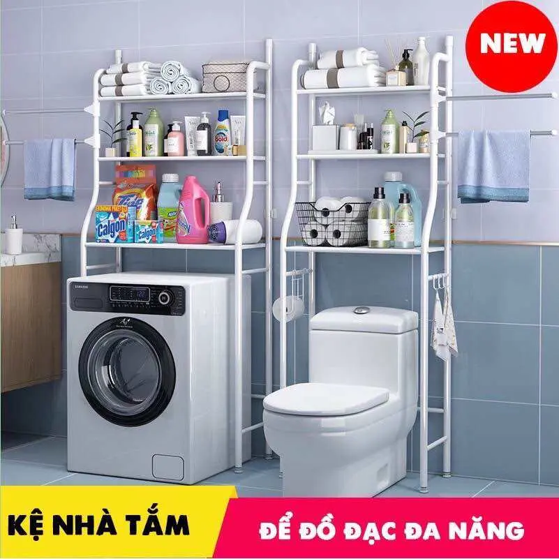 Giá Để Đồ Máy Giặt Và Toilet 3 Tầng Cao Cấp Kitchen
