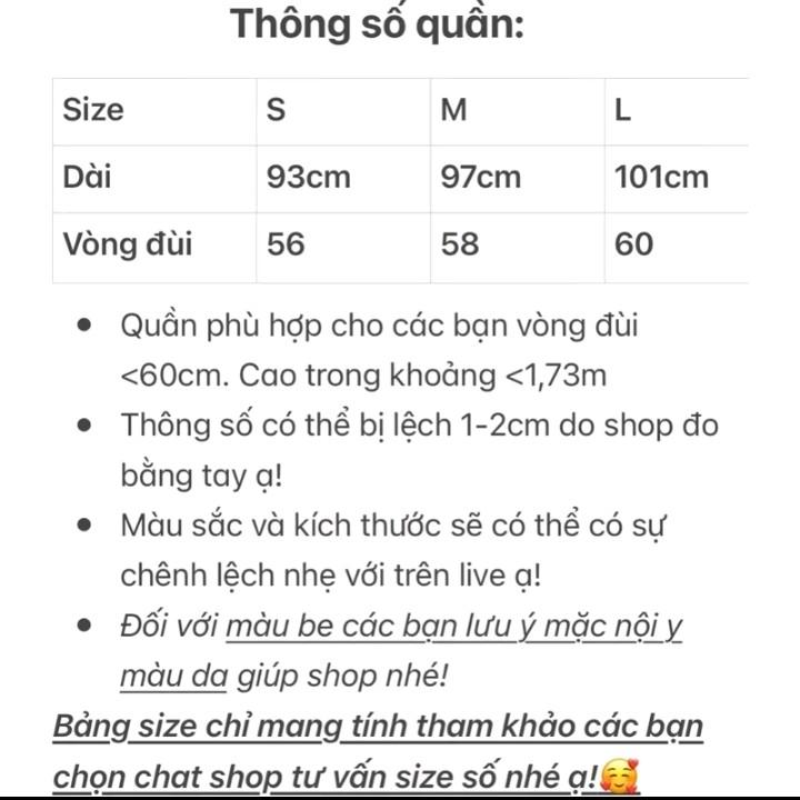 Quần suông nữ tăm lạnh PS dập li sắc màu freesize- loại 1 Women Pants Nhung Đen quansuong 7