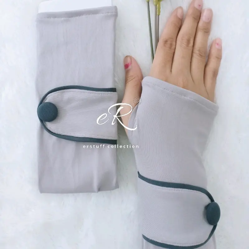 HANDSOCK BUTTONFLY / HANDSOCK MANSET JEMPOL KANCING BULAT SAYAP Panjang Tangan 7