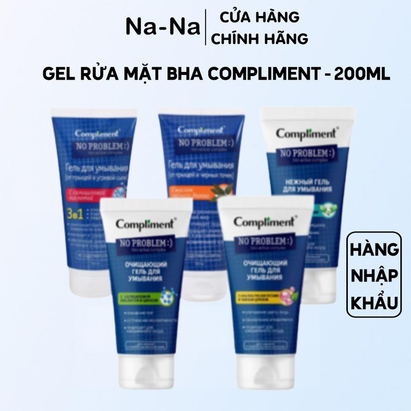 Sữa rửa mặt Compliment bha giảm dầu mụn 200ml
