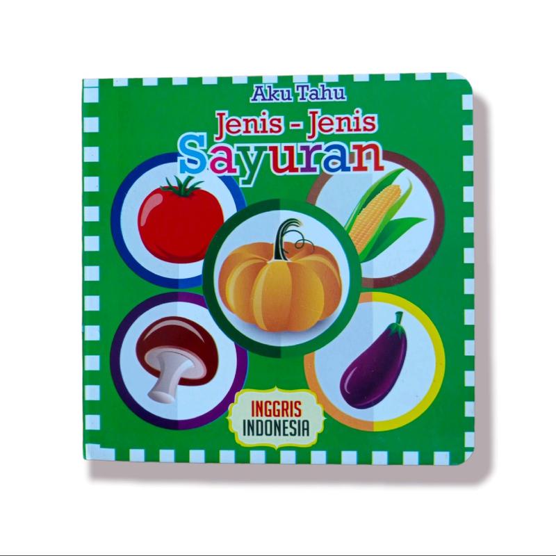 Boardbook Aku Tahu Jenis-jenis Sayuran Hard Cover 0