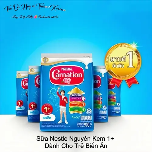 Bột Nguyên Kem Nestle Carnation I + TháiLan - Túi 500g - 1.400g Chua ít Đường