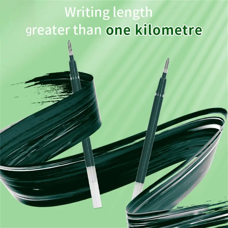 0.7mm Green Ink Gel Pen (3/6pcs), Smooth Writing Gel Pen, Office Supplies, School Supplies, Writing Stationery 3