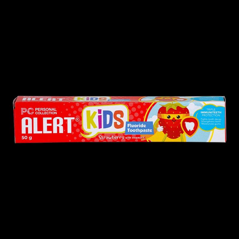 Alert Baby Toothpaste ALERT KIDS TOOTHPASTE STRAWBERRY WITH VITAMIN C 50G - TikTok Shop ...