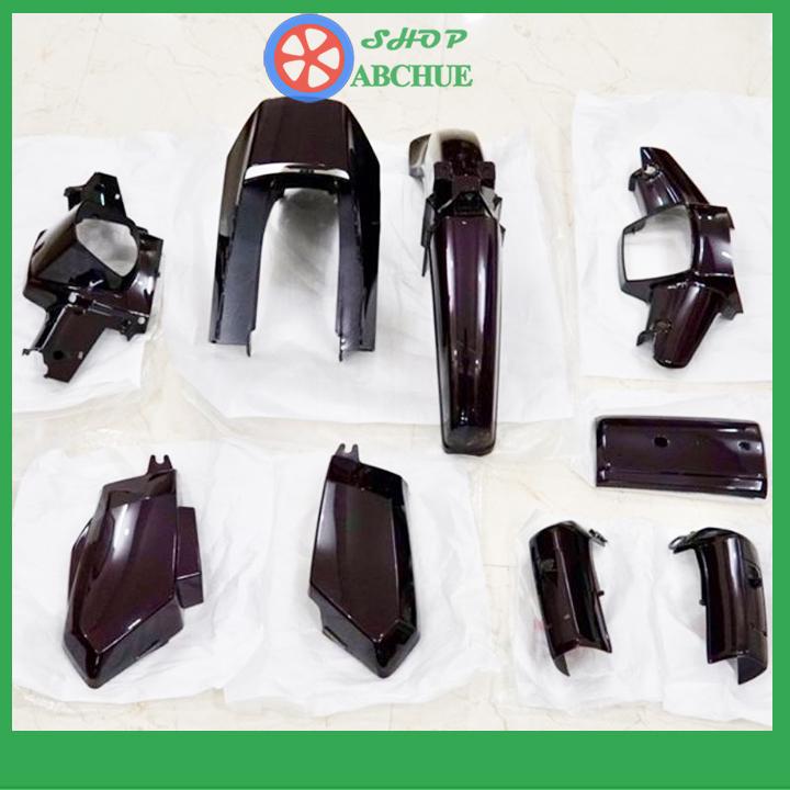 Dàn áo bộ vỏ nhựa xe dream màu nho tím. giá bán lẻ 1 chi tiết