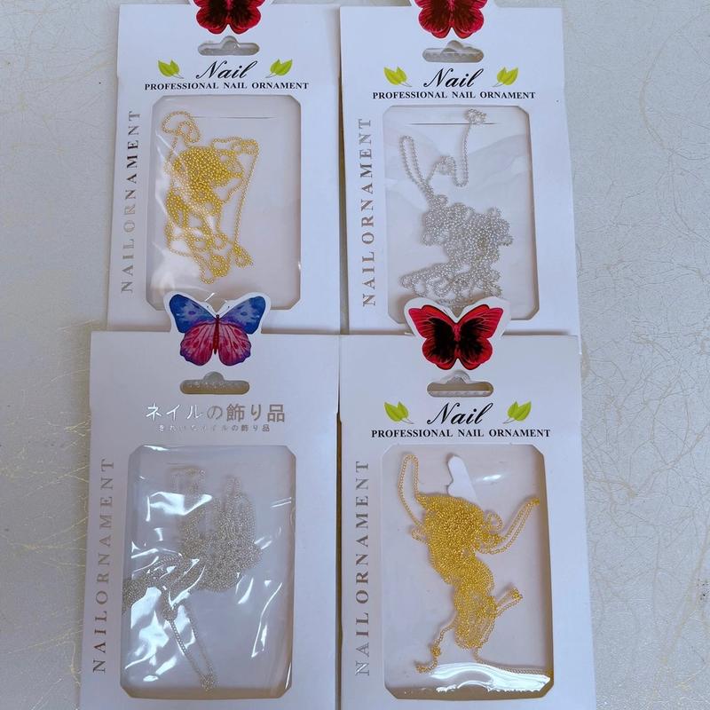 Dây xích bi gắn móng - bi nhỏ 1mm - dây bi mềm