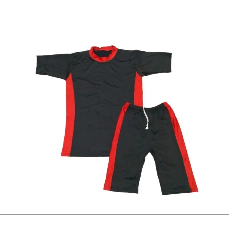 Baju Renang Setelan Atas Bawah Remaja Dan Dewasa Uniseks Outdoor Swimwear Celana Pinggang Sport