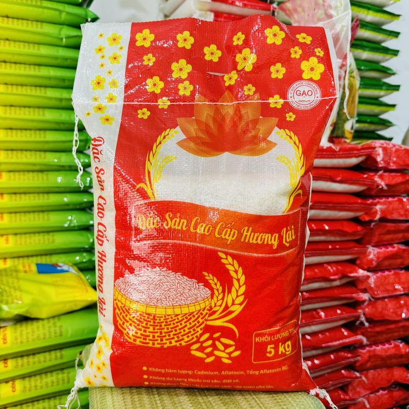 5kg Gạo Đặc Sản Hương Lài, Cơm Trắng Dẻo Dai Đặm Cơm
