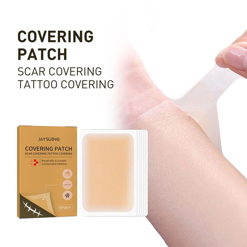 6patch Invisible Concealer Patch Skin Tattoo Scar Concealer Cover Patch Waterproof Skin Color Cover Patch 0