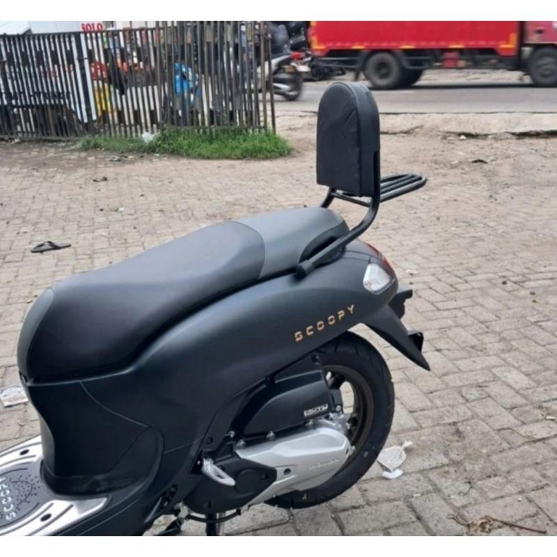 Sandaran Jok Belakang Scoopy Terbaru 2024 2025 Busa Tebal Empuk 7